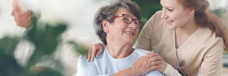 Acord estates resident with caretaker